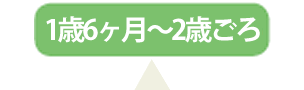 1歳6カ月～2歳ごろ