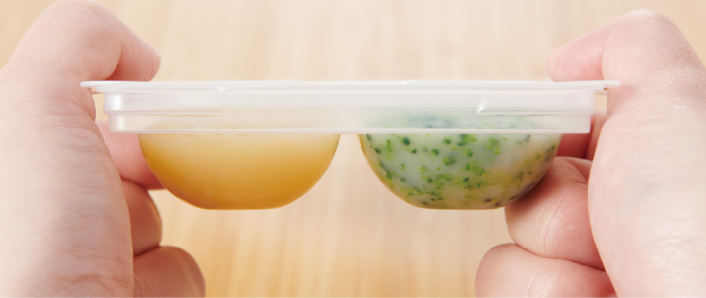 『スルンと取りやすい離乳食冷凍ブロックトレー』発売