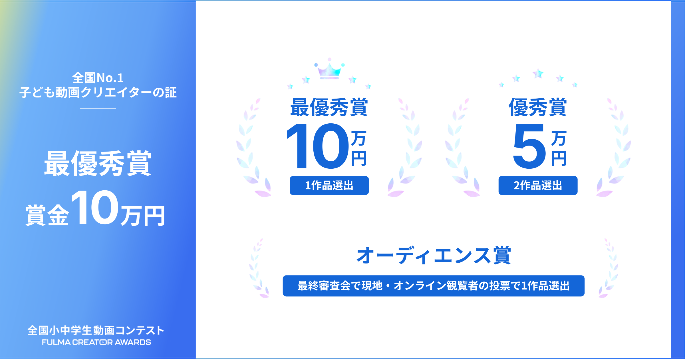 「全国小中学生動画コンテスト FULMA Creator Awards 2026」作品募集
