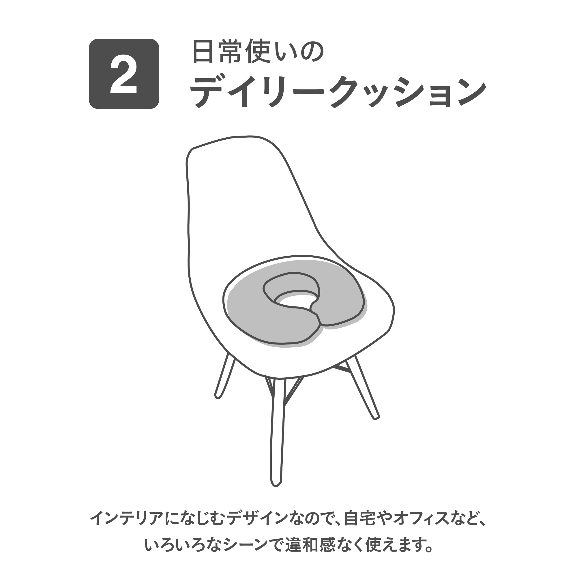 産後ママの”座るつらさ”に寄り添い、日常にもなじむ4WAY円座クッション発売